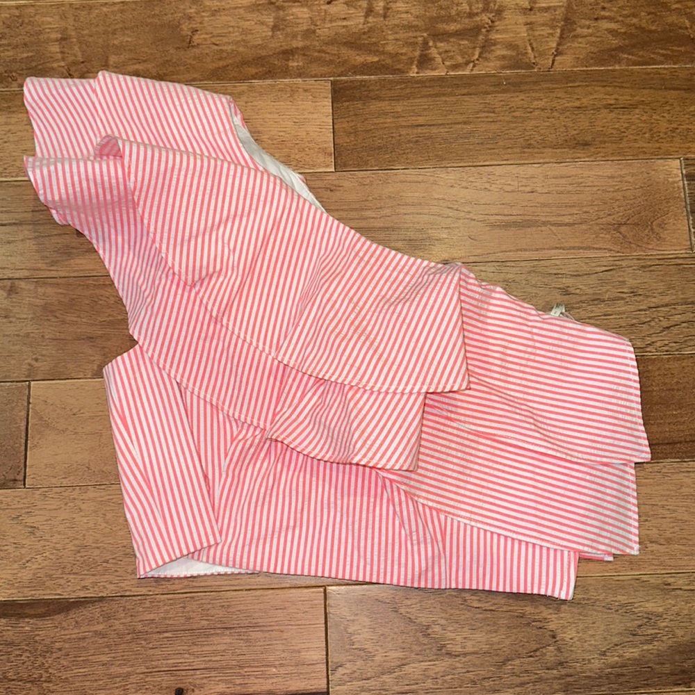 Lilly Pulitzer Pink Striped Crop Top